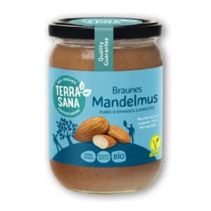 Das Bio Mandelmus von TerraSana ist aus 100% gerösteten Mandeln aus biologischem Anbau. Dieses Mandelmus eigent sich hervorragend als Basis für Saucen.