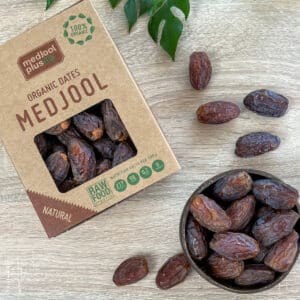 Bio Medjool Datteln 1 kg in umweltfreundlicher Verpackung – Medium Größe, naturbelassen und ohne Zusatzstoffe